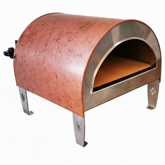 Ardore Gas-Pizzaofen "antik Kupfer" backfläche: 40x40cm - NATURAL GAS
