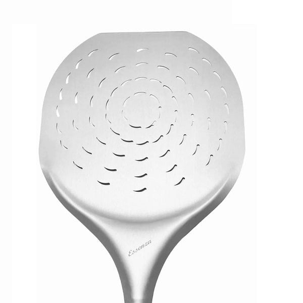 Essenza Aluminium gelochter Pizzaschieber 34cm halbrund