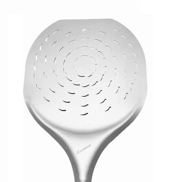 Essenza Aluminium gelochter Pizzaschieber 34cm halbrund