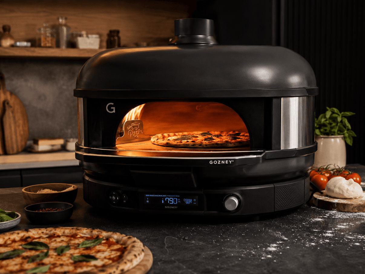 Gozney Dome Gen 2 & Gozney Dome XL Gen 2 Flammenschutz – Burn Safe Hitzeschild nie mehr Verbrannte Pizzen im Einsatz